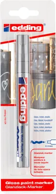Zdjęcie produktu dla Błyszczący marker Edding blister srebrny 6060