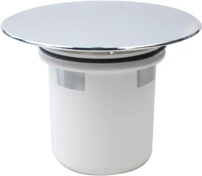 Imagen del producto de Tapa de desagüe para ducha, de plástico, con revestimiento cromado, de 121 mm de diámetro, para uso en duchas