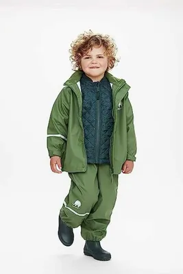 Produktbild von Celavi Basic Solid PolyurethanLangarm-set Grün 10 Years Jungen,Mädchen Grün 10 Years