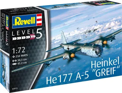 Immagine prodotto di Revell 03913 1:72 Heinkel He177 A-5 "Greif"