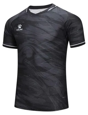 Immagine prodotto di Kelme - Maglietta da uomo, scollo rotondo, linea Competition, modello standard GT22273 (L) (nero)