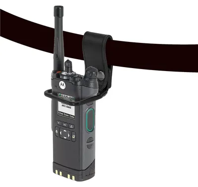Immagine prodotto di Porta radio per cintura Rodrivan, compatibile con Motorola APX e EMTs - Motor