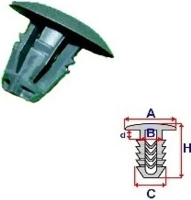 Produktbild von 10x ROMIX C10149 Clip Zier- / Schutzleiste
