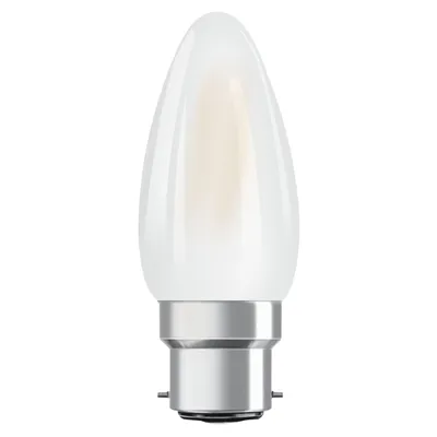 Produktbild von Osram SST CLAS B 40 5 W/2700K B22D LED-Kerze, Sockel B22, 5 Watt, Warmweiß, 2700 K, dimmbar