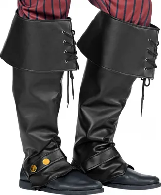 Produktbild von Stiefelstulpen Pirat für Fasching & Halloween