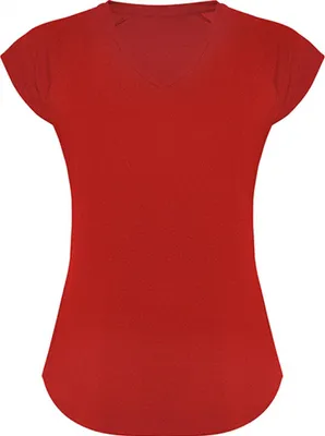 Produktbild von Roly CA6658 | Damen Avus T-Shirt, Polyester mit Baumwollfeeling - Farbe: Red 60 - Größe: XL