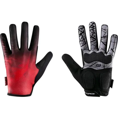 Produktbild von Handschuhe FORCE MTB CORE rot ins schwarz : Größe - M Größe: M