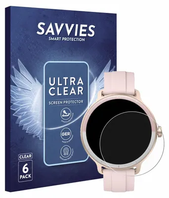 Produktbild von 6x Für KIBFLE DR03 1.27" Schutzfolie Savvies Displayschutz Display Schutz Folie Klar Transparent