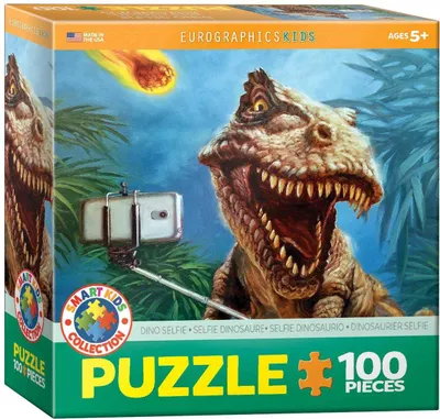 Produktbild von EUROGRAPHICS Dino-Selfie-Puzzle 100 Teile