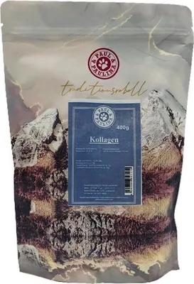 Produktbild von Paul & Paulina Kollagen 400g Pulver Einzelfuttermittel für Hunde und Katzen