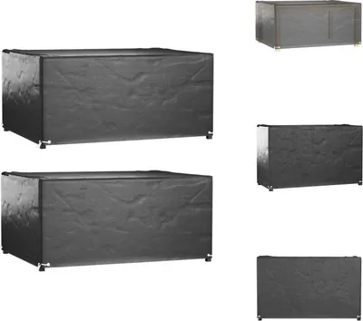 Obrázek produktu pro vidaXL Kryty na zahradní nábytek 2 ks 8 oček 160x120x75 cm Obdélníkový - Ochranné kryty na zahradní nábytek