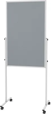 Obrázok produktu pre Prezentačná tabuľa MAULsolid 120 x 75 cm mobilná bielo-sivá