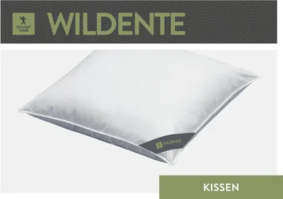 Produktbild von Spessarttraum Daunenkissen Wildente Füllung: 60% Daunen/ 40% Federn Bezug: 100% Baumwolle Größe 80x80cm