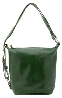 Produktbild von Emmer Schultertasche aus echtem Leder, verstellbarer Trageriemen, hergestellt in Italien