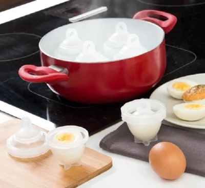 Zdjęcie produktu dla Zestaw do gotowania jajek InnovaGoods (opakowanie 7 sztuk)