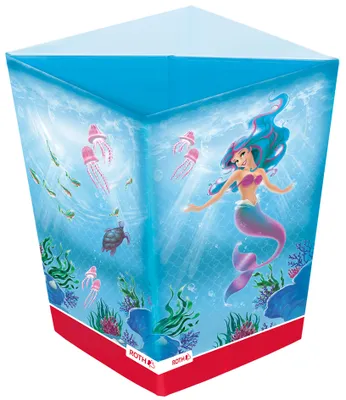 Produktbild von ROTH Papierkorb "Meerjungfrau", aus Karton, 10 Liter