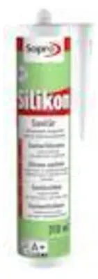Produktbild von Sopro Sanitärsilikon SSI, Silikondichtstoff für Anschluss- und Bewegungsfugen, innen und außen, 310 ml - Lichtgrau