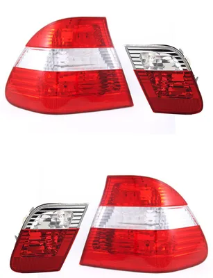 Produktbild von Heckleuchte passend für BMW 3er E46 Set innen außen 09/01-02/05 LR 63216910531 63216946535 6910531 6946535 63216910537 6910537 63 Johns