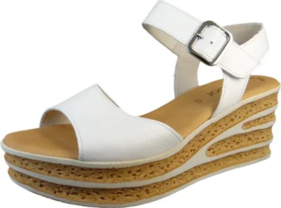 Produktbild von Gabor 44.651 Damen Sandalette - Riemchen Sandalen weiß Elegant NEU