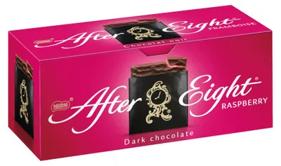 Produktbild von Nestle After Eight Raspberry Praline Zartbitterschokolade Packung 200g