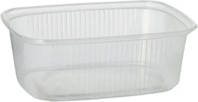 Image de 100 gobelets d'emballage, PP carré 200 ml 3,9 cm x 8,1 cm x 10,8 cm transparent