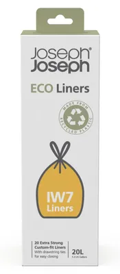 Produktbild von Joseph Joseph IW7 Öko Eco Müllbeutel aus recyceltem Kunststoff, Küchenabfallbeut