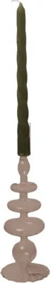 Image de Bougeoir verre 9x28cm verre clair