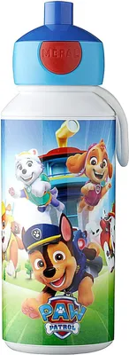 Imagen del producto de Botella plegable Mepal Campus de 400 ml - Paw Patrol. Modelo Campus plegable, referencia 107410065400, código de barras 8720294032076