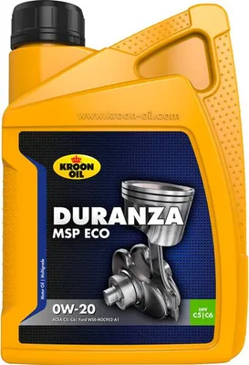 Produktbild von KROON OIL Duranza MSP Eco für 0W-20 1 Liter Motoröl Motorenöl Synthetisch WSS-M2C952-A1 STJLR.03.5006 Dexos D 229.71 OV0401547-A20 Öl