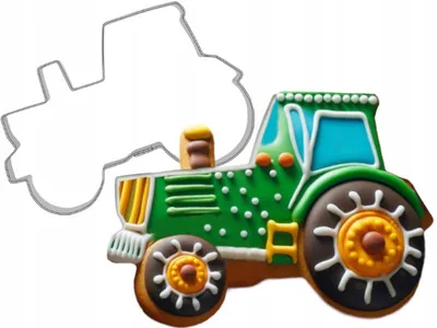 Produktbild von EkoForemki Traktor Ausstecher 10,5 cm Fahrzeug Backform