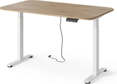 Obrázok produktu pre Stôl Vicco Elevate Biely/remeselník 140 x 80 cm 2 motory, Model 58658