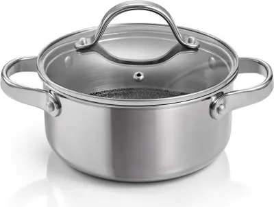 Produktbild von Kasserolle SteelCRAFT mit Deckel ø 18 cm, 2,0 l