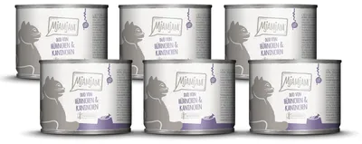 Produktbild von MjAMjAM - Premium Nassfutter für Katzen - DUO von saftigem Hühnchen & Kaninchen