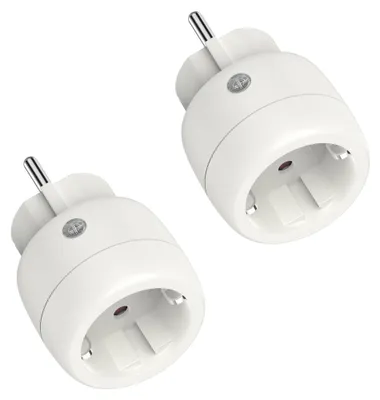 Smart-Steckdose Typ F, 16A/3680W, WiFi, Alexa, 2er-Pack