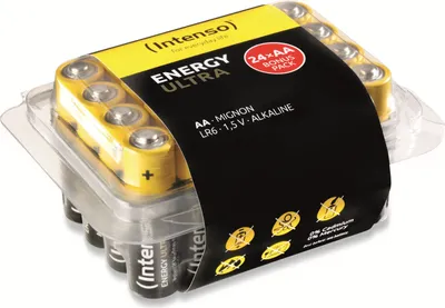 Produktbild von Batterie Alkaline, Mignon, AA, LR06, 1.5V Energy Ultra, Retail (24-Pack)