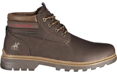 Produktbild von Trendige Herrenstiefel: Braune Schnürstiefelette mit Kontrastdetails