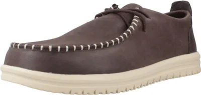 Obrázek produktu pro Hey Dude Wally Nxt Moc Leather Hnědý