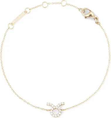 Produktbild von Daniel Wellington Kristall Sternzeichen Kette Gold Stier Armband