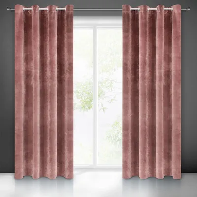 Produktbild von Vorhang RIA dunkelrosa 140x250 cm  Ösen 10
