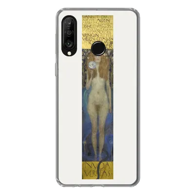 Produktbild von MuchoWow® Handyhülle Schutzhülle Hülle für Huawei P30 Lite Nuda veritas - Gustav Klimt Silikon Softcase Handy Hülle - Handyhülle
