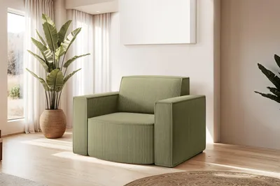 Produktbild von Sessel Designersessel PALMA in Stoff Scala Kiwi
