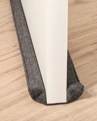 Produktbild von Famanu Zugluftstopper für Türen 70-100 cm - Waschbar und Energieeffizient - Inklusive Aufbewahrungstasche - Grau