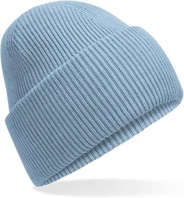 Produktbild von Warme Damen Beanie Mütze | Herren Grobstrick Wintermütze | Wollmütze Strickmütze | Uni für Damen und Herren | Weich und Dick