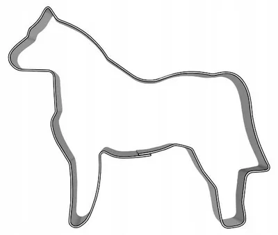 Produktbild von EkoForemki Keksform Pferdchen Metall 7,5 cm