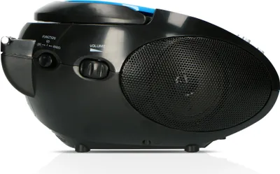Produktbild von Lenco SCD-24 - Tragbares FM-Radio mit CD-Player - Kopfhöreranschluß - Blau/Schwarz
