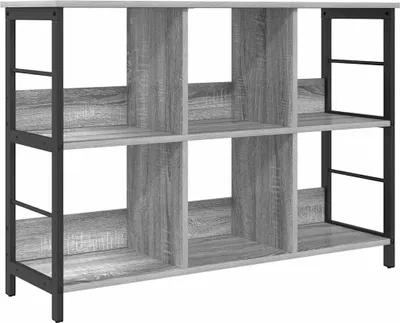 Zdjęcie produktu dla Półka na książki Szary Sonoma 102 x 32 x 72,5 cm