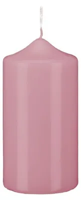 Produktbild von Lackkerzen Stumpenkerzen Rosa 150 x Ø 60 mm, 4 Stück