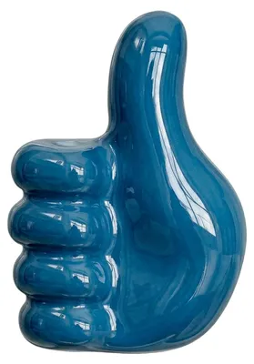 Produktbild von Blauer „Gefällt mir“ Kleiderhaken