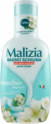 Zdjęcie produktu dla Pianka żelowa do kąpieli Bagno Schiuma Bath Foam Muschio Bianco 1l - Malizia