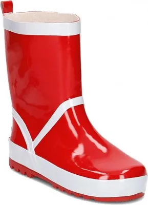 Produktbild von PLAYSHOES 184310-8/24/25, Stiefel, Uni, Kind, Rot, Weiß, Gummi